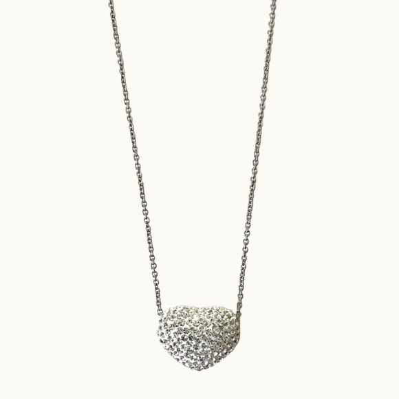 Sparkling Crystal Heart Necklace - Picture 1 of 8